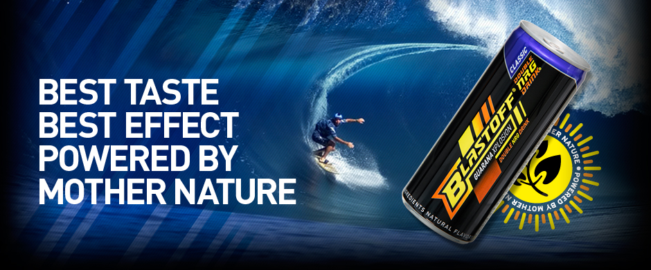 BLASTOFF DOUBLE NRG DRINK POWERED BY MOTHER NATURE The healthier alternative to chemical energy drinks, based on natural ingredients and natural flavors
